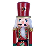 Maxbell 30cm Nutcracker Soldier Figurine Christmas Ornament for Bedroom Bookshelf Brown