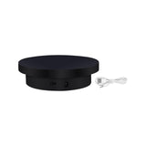 Maxbell 360° Rotation Turntable USB Non Slip for Electronic Products Watches Jewelry Black