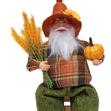 Maxbell Figures Santa Statues and Figurines for Collectible Figurines sitting and green