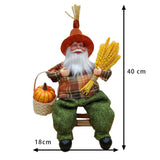 Maxbell Figures Santa Statues and Figurines for Collectible Figurines sitting and green