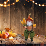 Maxbell Figures Santa Statues and Figurines for Collectible Figurines sitting and green