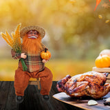 Maxbell Figures Santa Statues and Figurines for Collectible Figurines sitting orange
