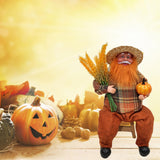Maxbell Figures Santa Statues and Figurines for Collectible Figurines sitting orange