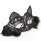 Maxbell Luxury Masquerade Ball Mask Cosplay Costume Lace Masks Girls Dress Up Black With Hair