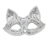 Maxbell Luxury Masquerade Ball Mask Cosplay Costume Lace Masks Girls Dress Up White Without Hair