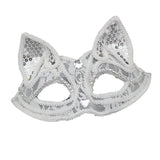 Maxbell Luxury Masquerade Ball Mask Cosplay Costume Lace Masks Girls Dress Up White Without Hair