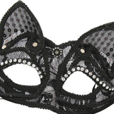 Maxbell Luxury Masquerade Ball Mask Cosplay Costume Lace Masks Girls Dress Up Black Without Hair