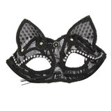 Maxbell Luxury Masquerade Ball Mask Cosplay Costume Lace Masks Girls Dress Up Black Without Hair