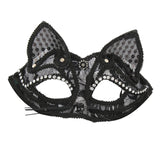 Maxbell Luxury Masquerade Ball Mask Cosplay Costume Lace Masks Girls Dress Up Black Without Hair