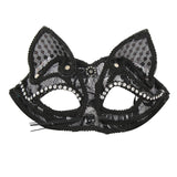 Maxbell Luxury Masquerade Ball Mask Cosplay Costume Lace Masks Girls Dress Up Black Without Hair