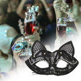 Maxbell Luxury Masquerade Ball Mask Cosplay Costume Lace Masks Girls Dress Up Black Without Hair