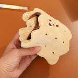Maxbell Biscuit Shape Pencil Case Pen Bag Multi Purpose for Children Birthday Gift