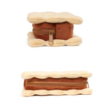 Maxbell Biscuit Shape Pencil Case Pen Bag Multi Purpose for Children Birthday Gift
