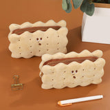Maxbell Biscuit Shape Pencil Case Pen Bag Multi Purpose for Children Birthday Gift