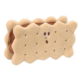 Maxbell Biscuit Shape Pencil Case Pen Bag Multi Purpose for Children Birthday Gift