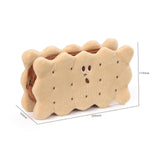 Maxbell Biscuit Shape Pencil Case Pen Bag Multi Purpose for Children Birthday Gift