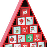Maxbell Wooden Advent Calendar with Storage Drawers Fillable for Xmas Holiday Decor
