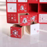 Maxbell Fillable Calendar Box Candy Organizer Wood for Desktop Home Decoration