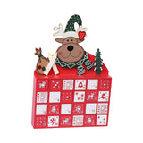 Maxbell Fillable Calendar Box Candy Organizer Wood for Desktop Home Decoration