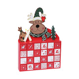 Maxbell Fillable Calendar Box Candy Organizer Wood for Desktop Home Decoration