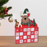 Maxbell Fillable Calendar Box Candy Organizer Wood for Desktop Home Decoration