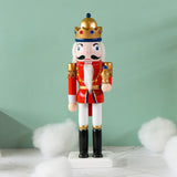 Maxbell Nutcracker Ornament Christmas Nutcracker Figures for Collectible Kids Gifts Red