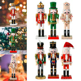 Maxbell Nutcracker Ornament Christmas Nutcracker Figures for Collectible Kids Gifts Red