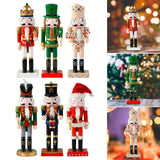 Maxbell Nutcracker Ornament Christmas Nutcracker Figures for Collectible Kids Gifts Red