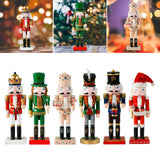 Maxbell Nutcracker Ornament Christmas Nutcracker Figures for Collectible Kids Gifts Red