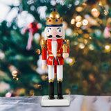 Maxbell Nutcracker Ornament Christmas Nutcracker Figures for Collectible Kids Gifts Red