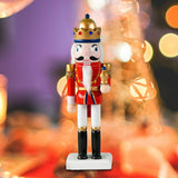 Maxbell Nutcracker Ornament Christmas Nutcracker Figures for Collectible Kids Gifts Red