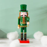 Maxbell Nutcracker Ornament Christmas Nutcracker Figures for Collectible Kids Gifts Green