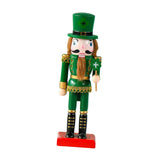 Maxbell Nutcracker Ornament Christmas Nutcracker Figures for Collectible Kids Gifts Green