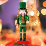 Maxbell Nutcracker Ornament Christmas Nutcracker Figures for Collectible Kids Gifts Green