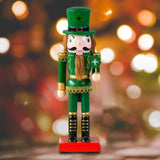 Maxbell Nutcracker Ornament Christmas Nutcracker Figures for Collectible Kids Gifts Green