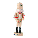 Maxbell Nutcracker Ornament Christmas Nutcracker Figures for Collectible Kids Gifts Light Pink