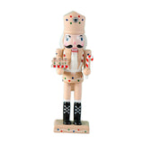 Maxbell Nutcracker Ornament Christmas Nutcracker Figures for Collectible Kids Gifts Light Pink