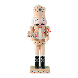 Maxbell Nutcracker Ornament Christmas Nutcracker Figures for Collectible Kids Gifts Light Pink