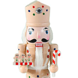 Maxbell Nutcracker Ornament Christmas Nutcracker Figures for Collectible Kids Gifts Light Pink