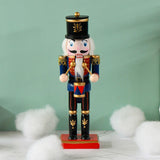 Maxbell Nutcracker Ornament Christmas Nutcracker Figures for Collectible Kids Gifts Blue Black