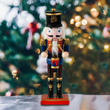 Maxbell Nutcracker Ornament Christmas Nutcracker Figures for Collectible Kids Gifts Blue Black