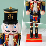 Maxbell Nutcracker Ornament Christmas Nutcracker Figures for Collectible Kids Gifts Blue Black