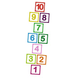 Maxbell Hopscotch Floor Stickers Lattice Number Game Kindergarten Children Game Toy C