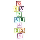 Maxbell Hopscotch Floor Stickers Lattice Number Game Kindergarten Children Game Toy C