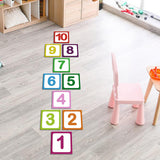 Maxbell Hopscotch Floor Stickers Lattice Number Game Kindergarten Children Game Toy C