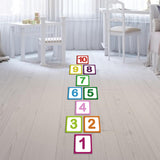 Maxbell Hopscotch Floor Stickers Lattice Number Game Kindergarten Children Game Toy C