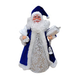 Maxbell Christmas Santa Party Favors Decoration Standing for Holiday Festival Indoor Blue