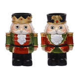 Maxbell Christmas Nutcracker Figures Traditional Figurine for Home Desktop Decor