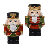 Maxbell Christmas Nutcracker Figures Traditional Figurine for Home Desktop Decor