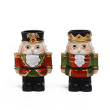 Maxbell Christmas Nutcracker Figures Traditional Figurine for Home Desktop Decor